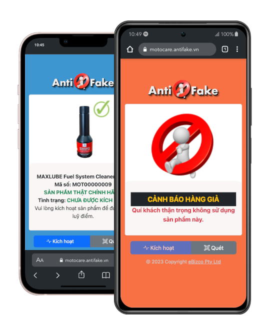 AntiFake product verification app